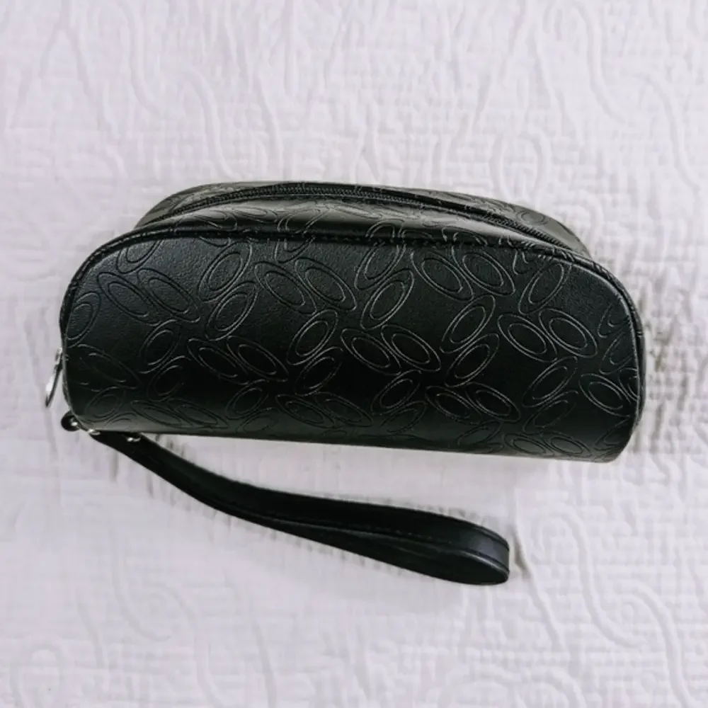 Oakley Authentic Sunglass Case Black‎ Zipper With Wrist Strap